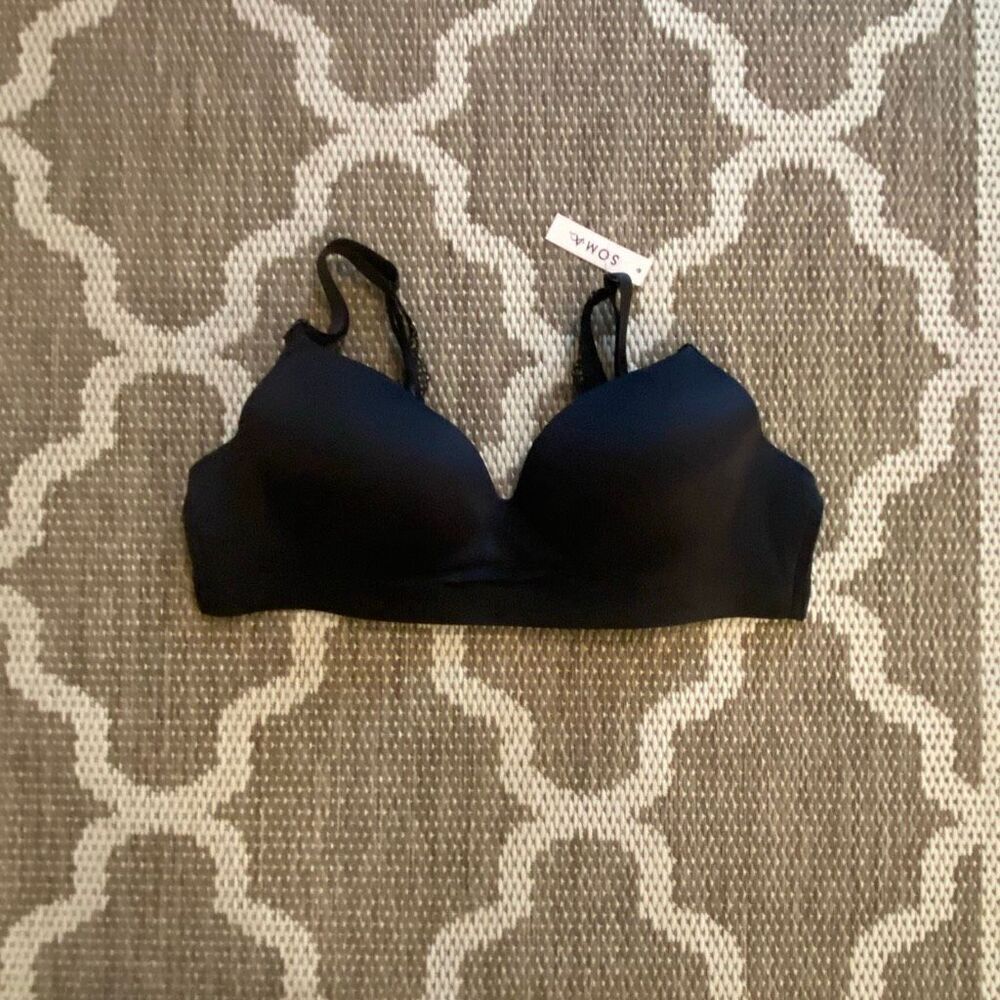 Soma Enblissโwireless lace J hook bra, size 40B